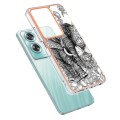 For OPPO A79 5G Global Electroplating Marble Dual-side IMD Phone Case(Totem Elephant)