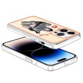 For iPhone 15 Pro Electroplating Marble Dual-side IMD Phone Case(Lucky Dog)
