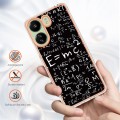 For Xiaomi Redmi 13C 4G Electroplating Marble Dual-side IMD Phone Case(Equation)