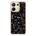For Xiaomi Redmi Note 13 4G Global Electroplating Marble Dual-side IMD Phone Case(Equation)