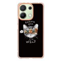 For Xiaomi Redmi Note 13 4G Global Electroplating Marble Dual-side IMD Phone Case(Natural Growth)