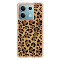 For Xiaomi Redmi Note 13 5G Electroplating Marble Dual-side IMD Phone Case(Leopard Print)