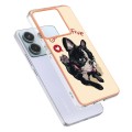 For Xiaomi Redmi Note 13 Pro 5G Global Electroplating Marble Dual-side IMD Phone Case(Lucky Dog)