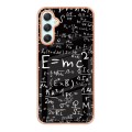 For Samsung Galaxy A24 Electroplating Marble Dual-side IMD Phone Case(Equation)