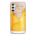 For Samsung Galaxy A24 Electroplating Marble Dual-side IMD Phone Case(Draft Beer)