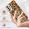 For Samsung Galaxy A53 5G Electroplating Marble Dual-side IMD Phone Case(Leopard Print)