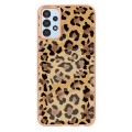 For Samsung Galaxy A53 5G Electroplating Marble Dual-side IMD Phone Case(Leopard Print)