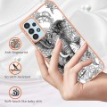 For Samsung Galaxy A53 5G Electroplating Marble Dual-side IMD Phone Case(Totem Elephant)