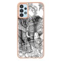 For Samsung Galaxy A53 5G Electroplating Marble Dual-side IMD Phone Case(Totem Elephant)