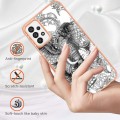 For Samsung Galaxy A73 5G Electroplating Marble Dual-side IMD Phone Case(Totem Elephant)