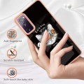 For Samsung Galaxy S20 FE Electroplating Marble Dual-side IMD Phone Case(Natural Growth)
