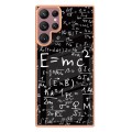 For Samsung Galaxy S22 Ultra 5G Electroplating Marble Dual-side IMD Phone Case(Equation)