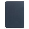 For Samsung Galaxy Tab A9+ 360 Rotation Transparent Smart Leather Case with Keyboard(Dark Blue)