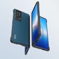 For Honor Magic Vs2 ABEEL Genuine Leather Litchi Texture Phone Case(Blue)