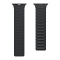 For Apple Watch SE 2023 40mm Magnetic Loop Silicone Watch Band(Black)