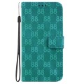 For Infinix Smart 7 HD Double 8-shaped Embossed Leather Phone Case(Green)