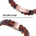 For Fitbit Inspire 3 Oval Resin Replacement Watch Band(Tortoiseshell)