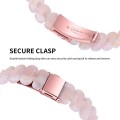 For Fitbit Inspire 3 Oval Resin Replacement Watch Band(Pink Flower)