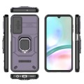 For Samsung Galaxy A15 5G Sliding Camshield TPU + PC Shockproof Phone Case with Holder(Purple)