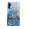 For Samsung Galaxy A05s 3D Painting Pattern Flip Leather Phone Case(Milky Way)