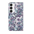 For Samsung Galaxy S24 5G 3D Painting Pattern Flip Leather Phone Case(Swirl Pattern)