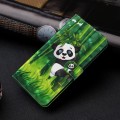 For Samsung Galaxy A35 5G 3D Painting Pattern Flip Leather Phone Case(Bamboo Panda)