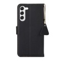 For Samsung Galaxy A35 5G Side-Magnetic TJ Genuine Leather RFID Phone Case(Black)