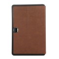 For Honor Pad 9 TPU Flip Tablet Protective Leather Case(Brown)