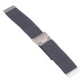 For Samsung Galaxy Watch 6 / 6 Classic Nylon Braided Metal Buckle Watch Band(Dark Blue)