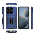 For Xiaomi Redmi K70E 5G Camshield Robot TPU Hybrid PC Phone Case(Blue)