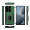 For Xiaomi Redmi K70E 5G Camshield Robot TPU Hybrid PC Phone Case(Green)
