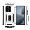 For Xiaomi Redmi K70E 5G Camshield Robot TPU Hybrid PC Phone Case(Silver)