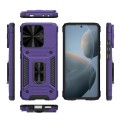 For Xiaomi Redmi K70E 5G Camshield Robot TPU Hybrid PC Phone Case(Purple)