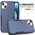For iPhone 15 Commuter Shockproof TPU + PC Phone Case(Royal Blue+Black)