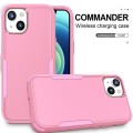 For iPhone 15 Plus Commuter Shockproof TPU + PC Phone Case(Pink)