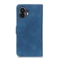 For Nothing Phone 2 KHAZNEH Retro Texture Leather Phone Case(Blue)