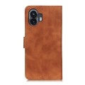 For Nothing Phone 2 KHAZNEH Retro Texture Leather Phone Case(Brown)