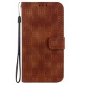 For Tecno Pova 5 Pro Double 8-shaped Embossed Leather Phone Case(Brown)