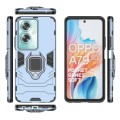 For OPPO A79 5G PC + TPU Shockproof Protective Phone Case with Magnetic Ring Holder(Navy Blue)