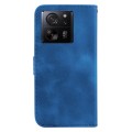For Xiaomi 13T / 13T Pro / Redmi K60 Ultra 7-shaped Embossed Leather Phone Case(Blue)