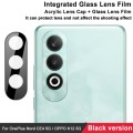 For OnePlus Nord CE4 5G / OPPO K12 5G imak High Definition Integrated Glass Lens Film Black Version