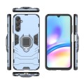 For Samsung Galaxy A05s 4G PC + TPU Shockproof Protective Phone Case with Magnetic Ring Holder(Navy