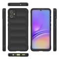 For Samsung Galaxy A05 4G Magic Shield TPU + Flannel Phone Case(Black)