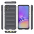 For Samsung Galaxy A05 4G Magic Shield TPU + Flannel Phone Case(Dark Grey)