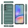 For Samsung Galaxy A05s 4G Magic Shield TPU + Flannel Phone Case(Dark Green)