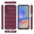 For Samsung Galaxy A05s 4G Magic Shield TPU + Flannel Phone Case(Wine Red)