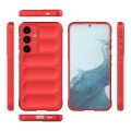 For Samsung Galaxy S24+ 5G Magic Shield TPU + Flannel Phone Case(Red)