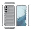 For Samsung Galaxy S24+ 5G Magic Shield TPU + Flannel Phone Case(Grey)