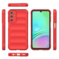 For Samsung Galaxy A15 5G Magic Shield TPU + Flannel Phone Case(Red)