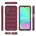 For Samsung Galaxy A15 5G Magic Shield TPU + Flannel Phone Case(Wine Red)